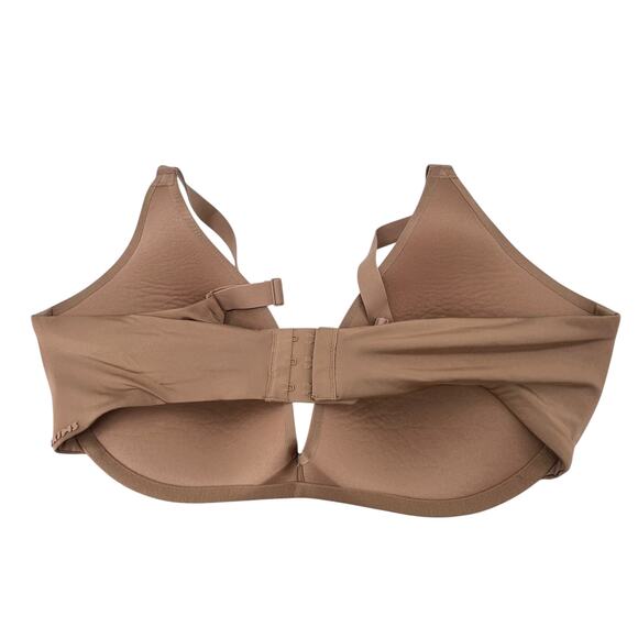 Skims Bra Size 38DD 38E Wireless Wire Free Brown Adjustable - Picture 3 of 4